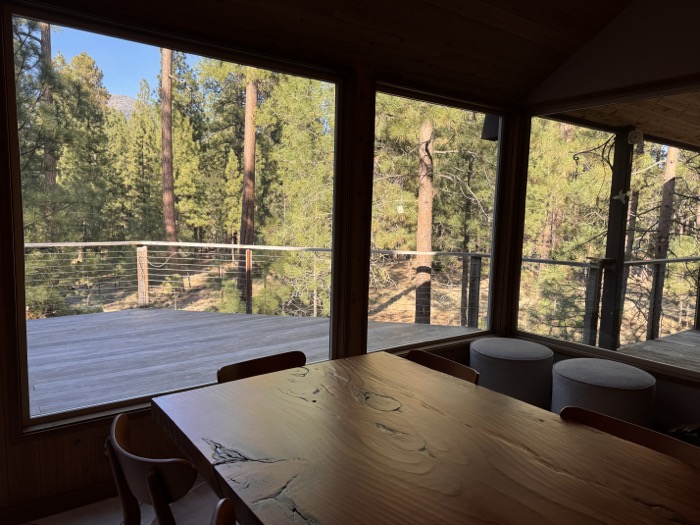 View of Black Butte from the dining area